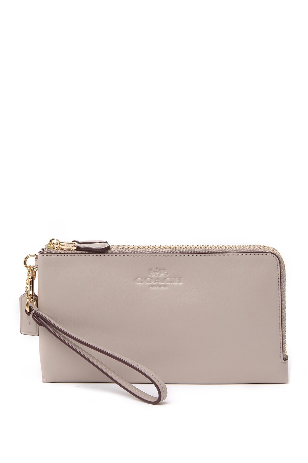 Leather Double Zip Wallet | Nordstrom Rack