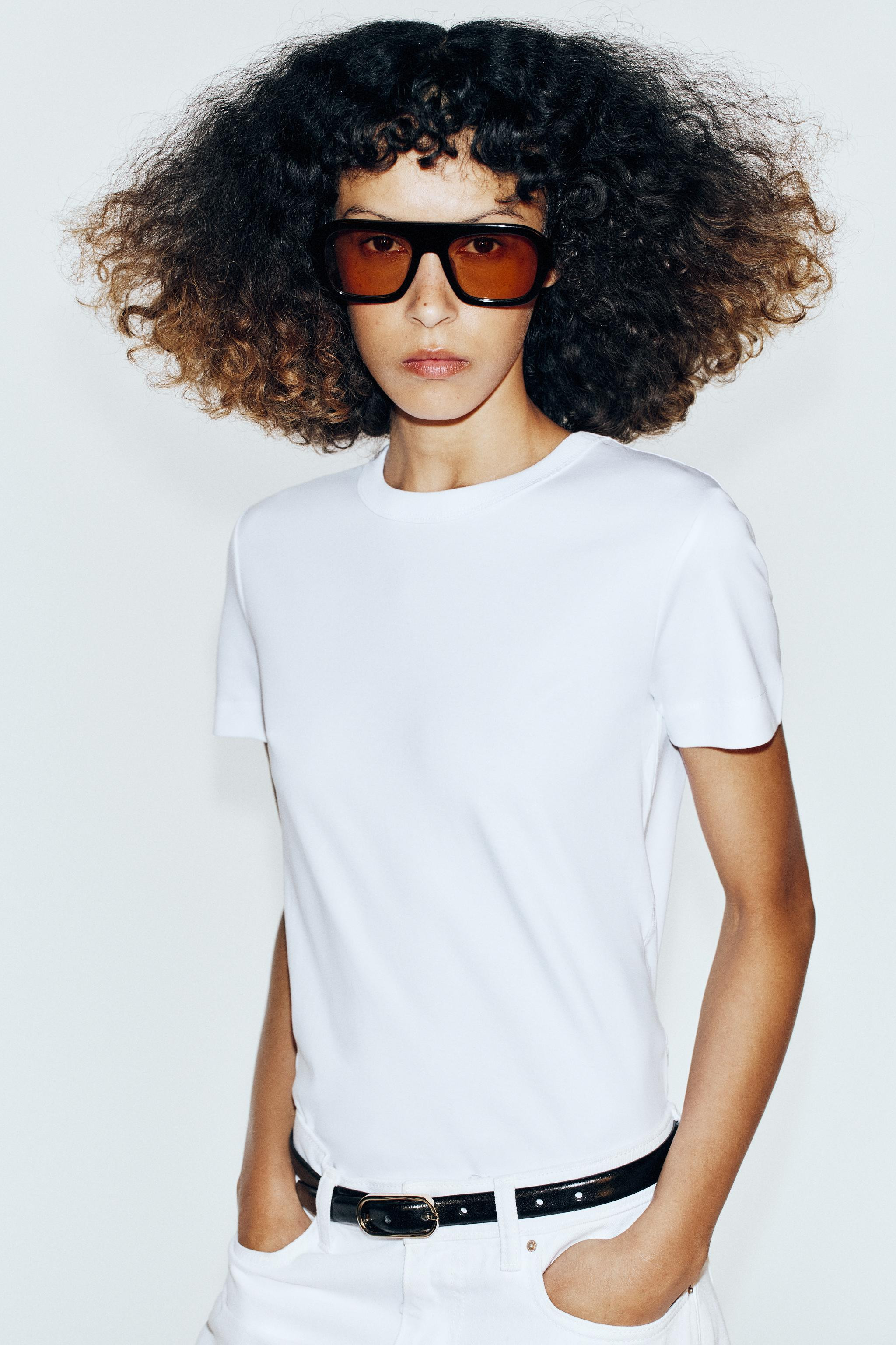 CAMISETA INTERLOCK MANGA CORTA | Zara US