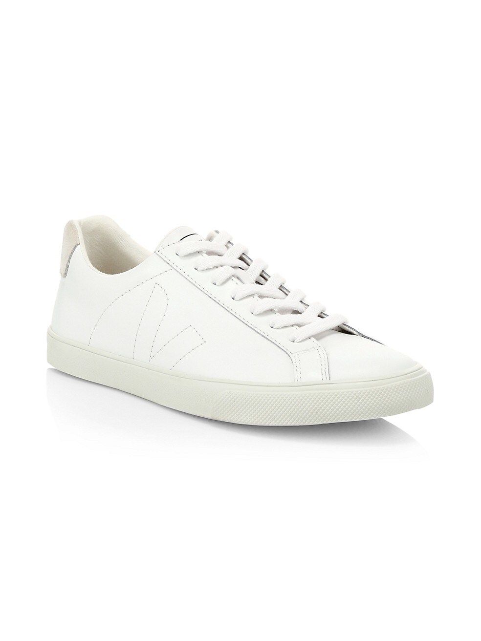 Esplar Stitched Logo Leather Low-Top Sneakers | Saks Fifth Avenue