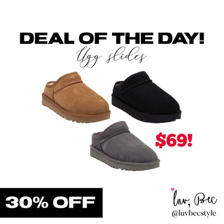Bought these easy ugg slide ons. So perfect for fall and winter. Like a winter slide! Hurry before they sell out! 

#LTKsalealert #LTKSeasonal #LTKshoecrush