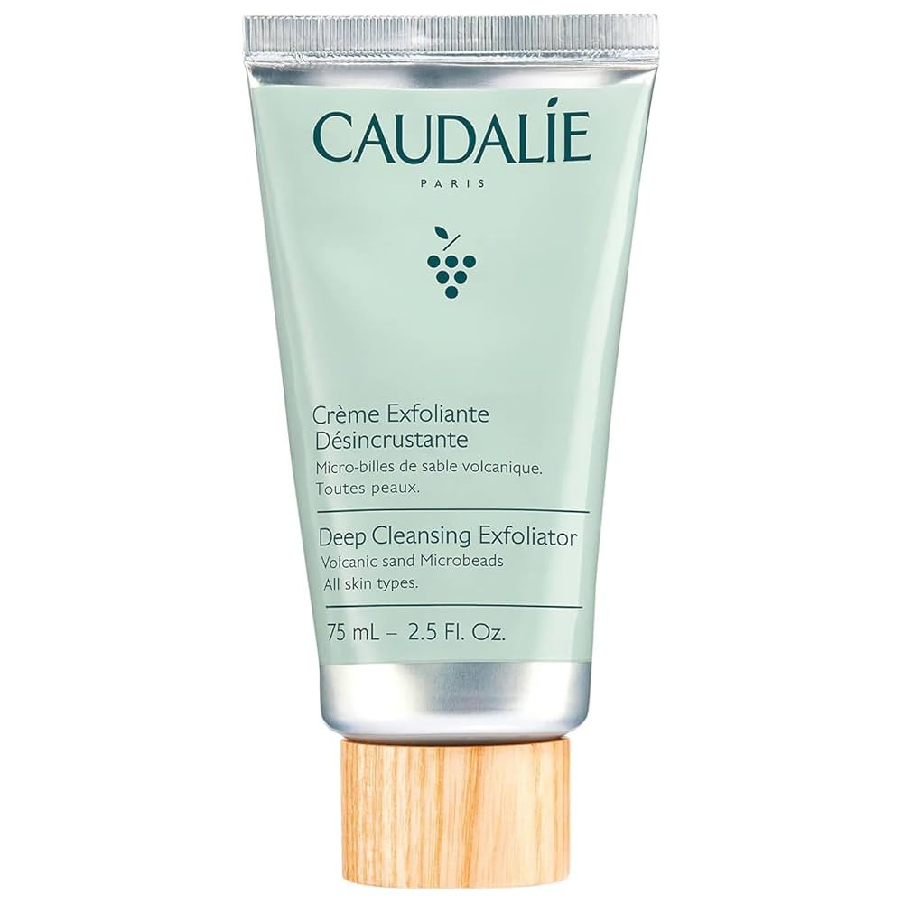 Caudalie Vinoclean Deep Cleansing Face Exfoliator, Gentle Exfoliant for All Skin Types - 75 mL | Amazon (US)