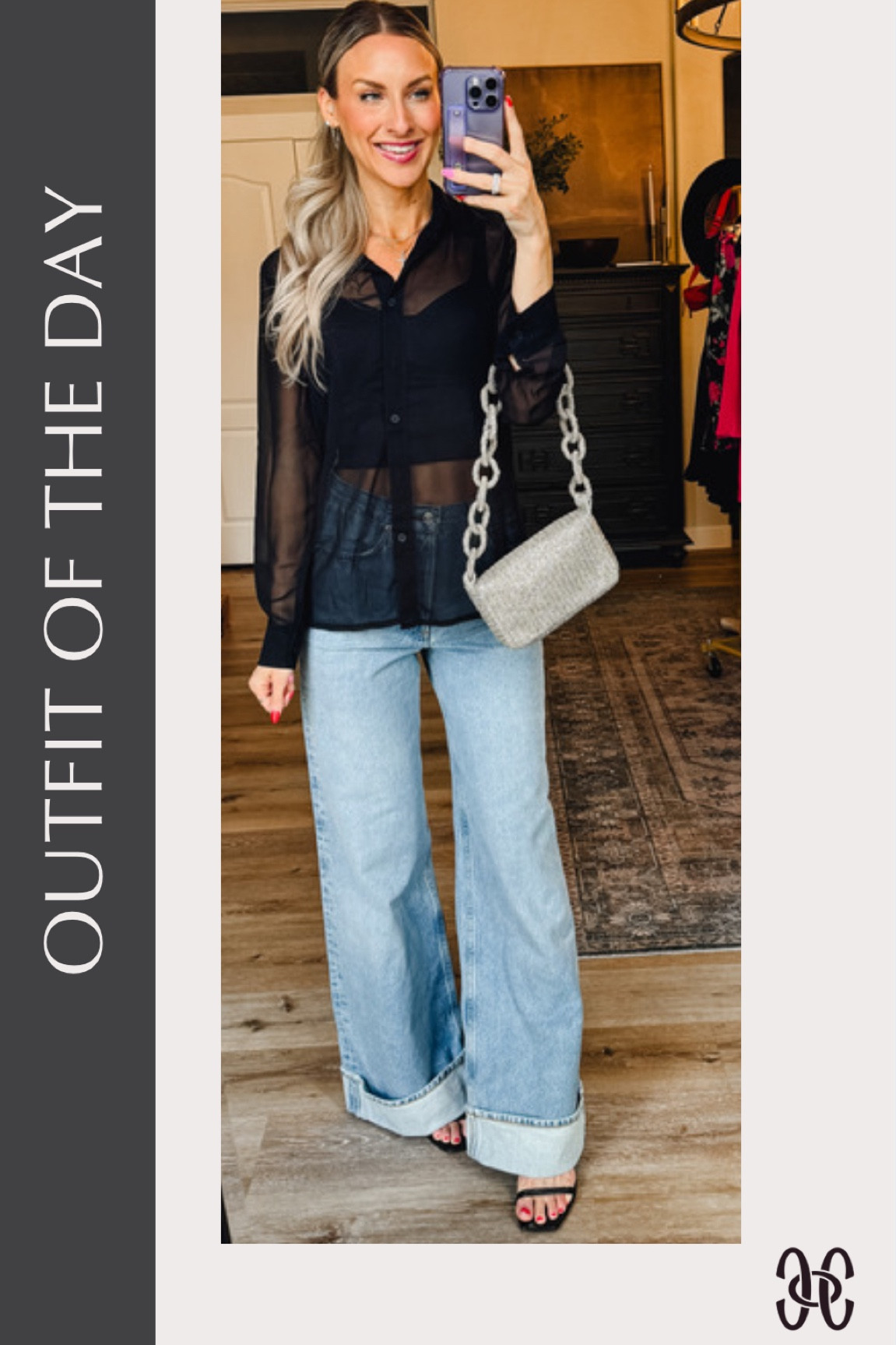 Wide leg AgoldE cuff jeans!