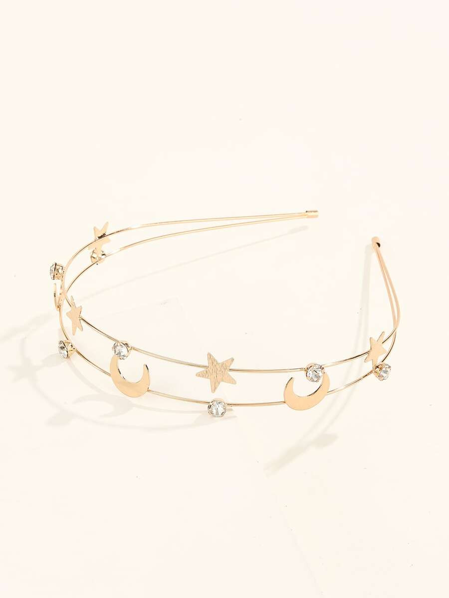 Moon Star Layered Hair Hoop SKU: swhairac18200805470(1000+ Reviews)$1.99$2.00-1%AddThis Sharing B... | SHEIN
