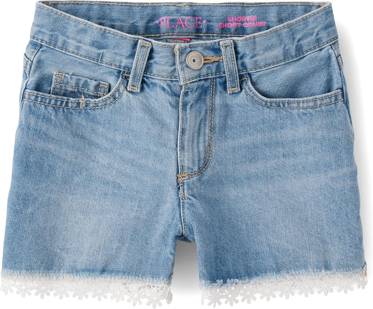 Denim Shortie Shorts | Amazon (US)
