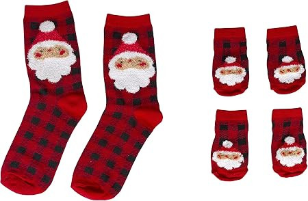 Human and Dog Sock Set, Santa | Amazon (US)
