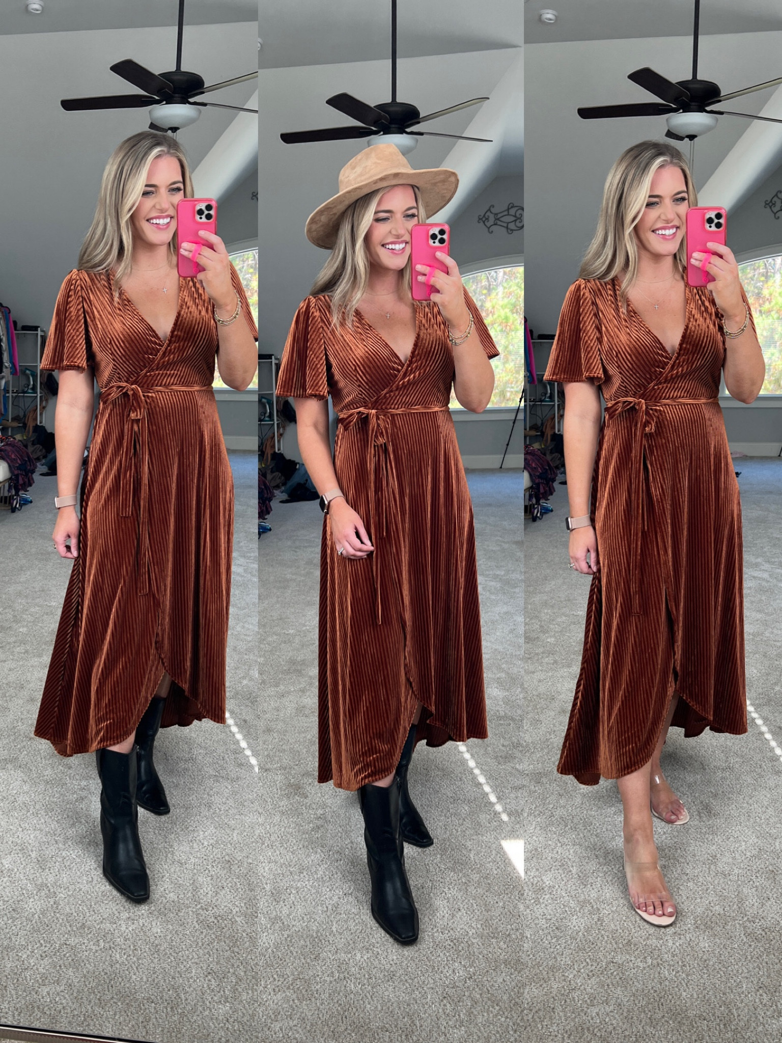 Dress tts - 8-10 (M)
Boots & heels tts 

#LTKHoliday #LTKunder50 #LTKwedding