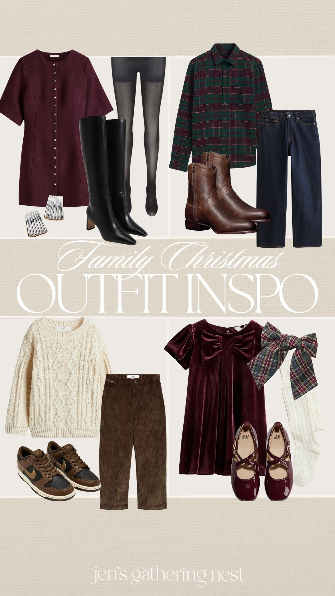 matching looks for family photos + christmas get togethers 🎄✨

#familyoutfits #christmasstyle #holidayfashion #kids #toddler #baby #christmasoutfit #matchingpajamas #cozychristmas #festivefinds #christmaspictures #christmasphotos 

#LTKSeasonal #LTKFamily #LTKKids