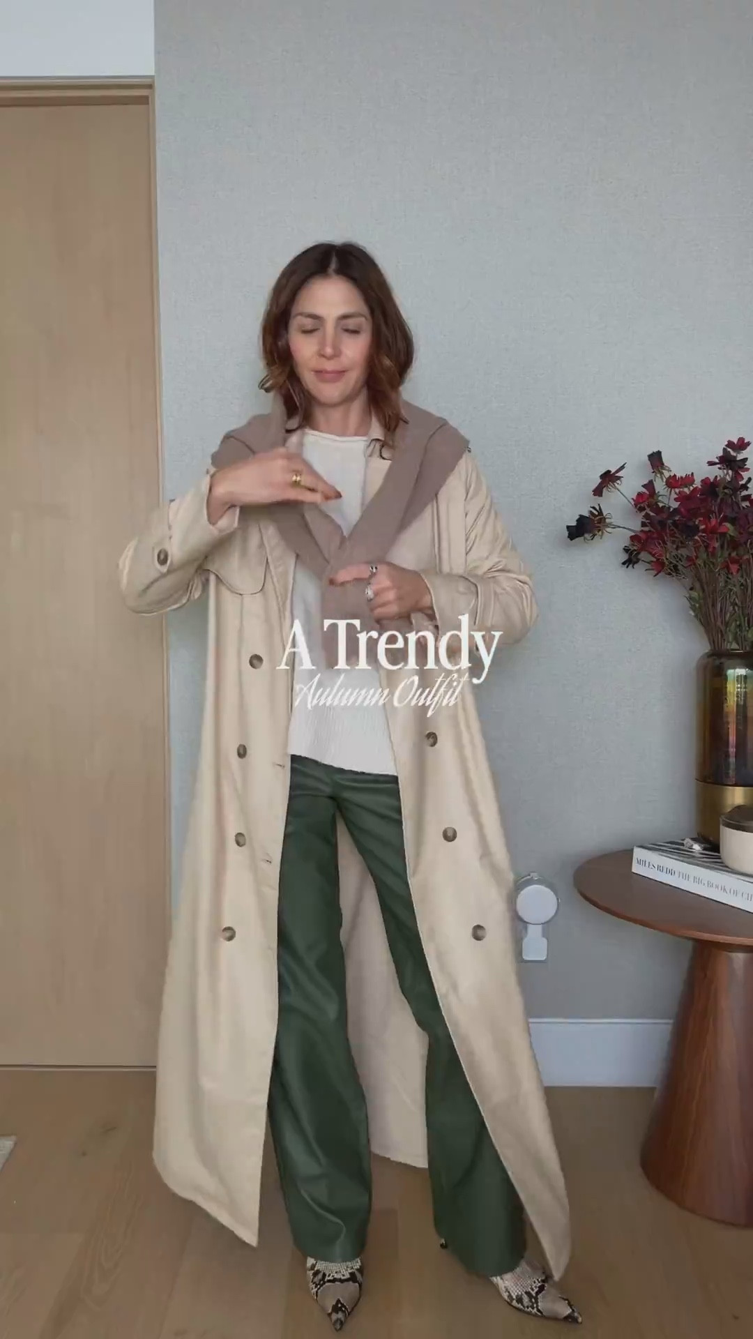Trends I'm loving this autumn: trench coats, leather pants, and snakeskin. So why not wear them all in one look? 💫
2 minutes ago

#LTKgrwm #LTKootd #LTKWorkwear