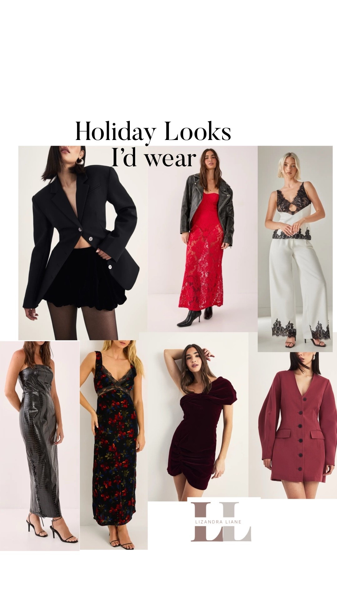 Holiday looks I’d wear, Christmas party outfits, holiday dress, leather, nasty girl finds, lace, 

#LTKHoliday #LTKStyleTip #LTKFindsUnder100