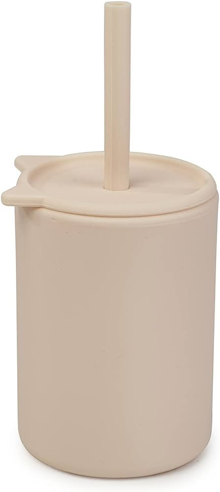 Straw Cups for Toddlers 12M+, Silicone Baby Cup with Straw Non-smell, Silicone Straw Cup 5oz. | Amazon (US)