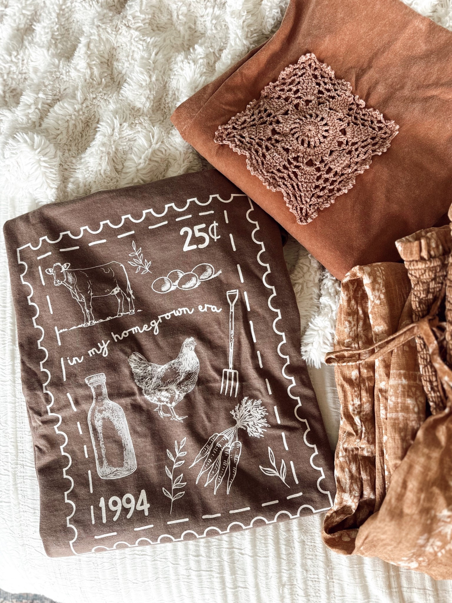 yall im l o v i n g this @etsy tshirt find 🐓🥛👩🏼‍🌾🐄🤠

Living in my homegrown era 🐓🌱 

This Etsy gem was made for the girl who loves her slow days on her own little patch of land + homestead 🤎🥕 #HomegrownEra #FarmgirlStyle #ChickensAndCoffee #MiniFarmDreams #EtsyFinds #HomesteadChic #RusticAesthetic #CountryLivingVibes #LTKhome #LTKfarmgirl #LTKspringstyle #LifeOnLans #ChickenMama