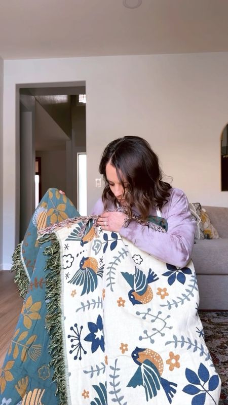 Anthro inspired double sided throw blanket. Boho fringe detailing and comes in tons of colors and sizes. The perfect living room accent!

#LTKhome