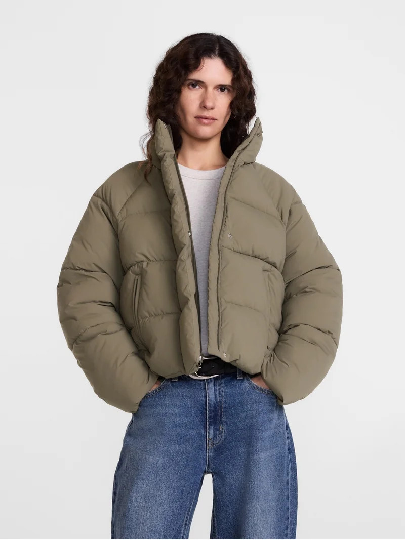 Scenario Women's Swing Puffer Jacket, Sizes XS-XXXL | Walmart (US)
