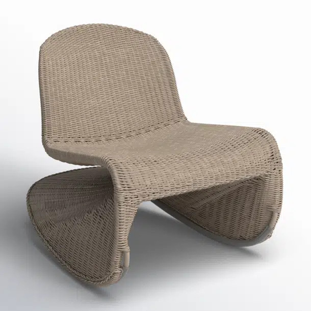 Daughtery Outdoor Armless Lounge Chair | AllModern