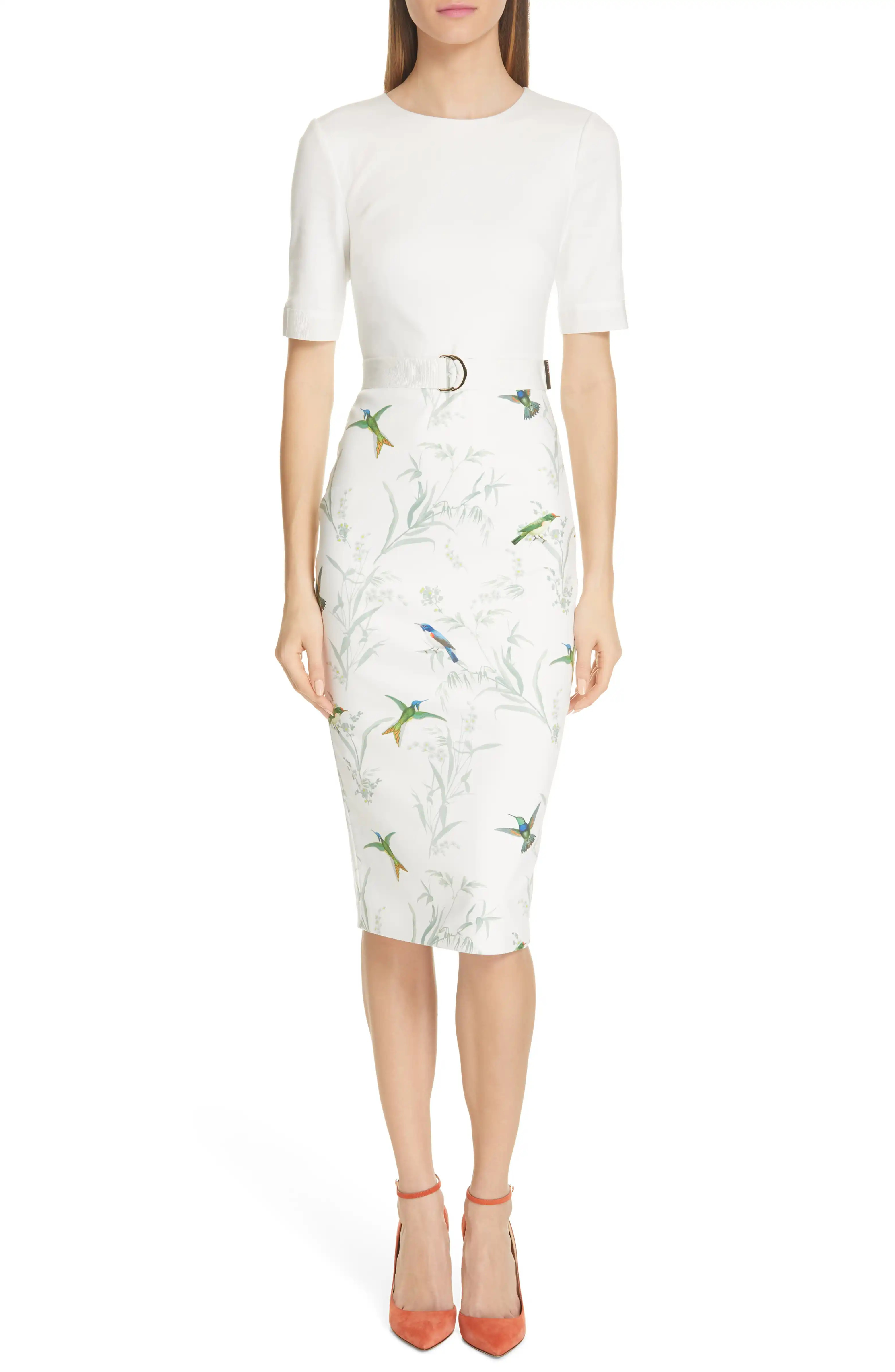 Kinnya Fortune Belted Body-Con Dress | Nordstrom