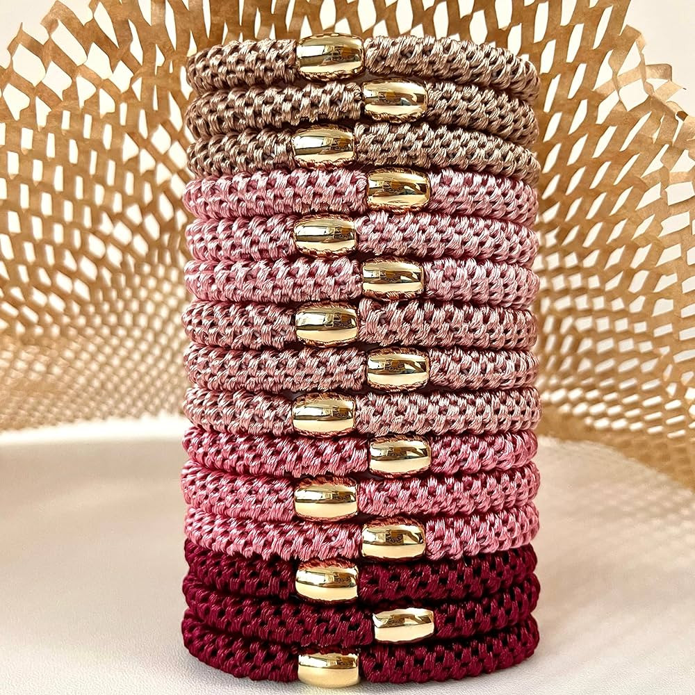 Tanha 15Pcs Hair Ties for Women, Hair Elastics for Thick Hair, Strong Stretchy Ponytail Holders, ... | Amazon (CA)