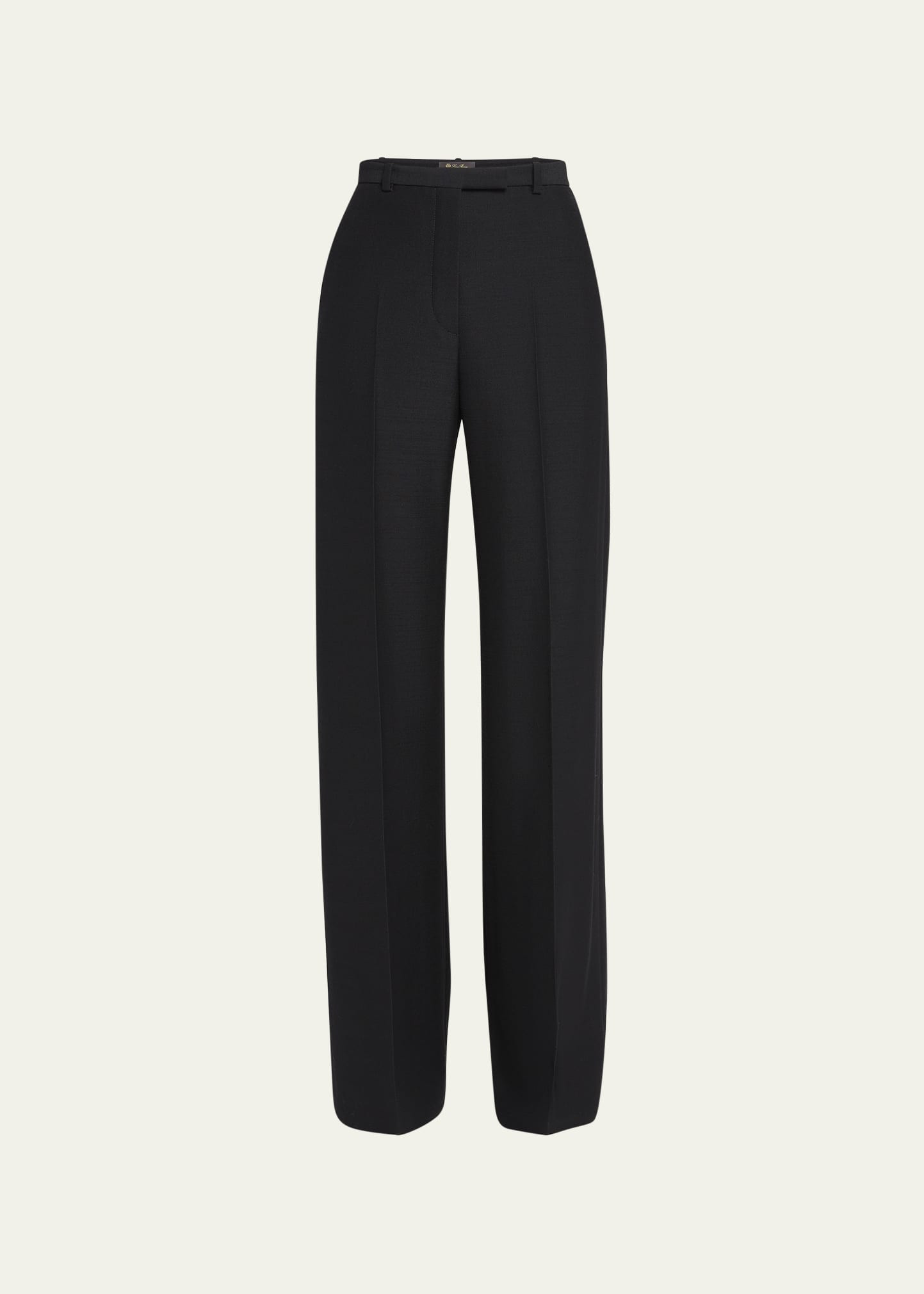 Loro Piana Emmit Slubbed Wool Trousers | Bergdorf Goodman