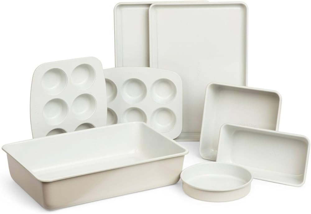 Larder & Vine Bakeware Set - PFAS/PFOS/PTFE Free, Heavy Duty Aluminized Steel with Ceramic Finish... | Amazon (US)