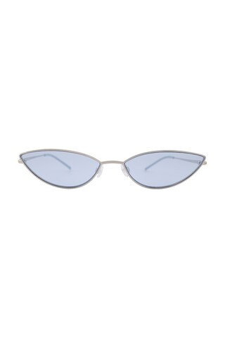 Otra Sloane Sunglasses in Silver & Blue Mirror from Revolve.com | Revolve Clothing (Global)