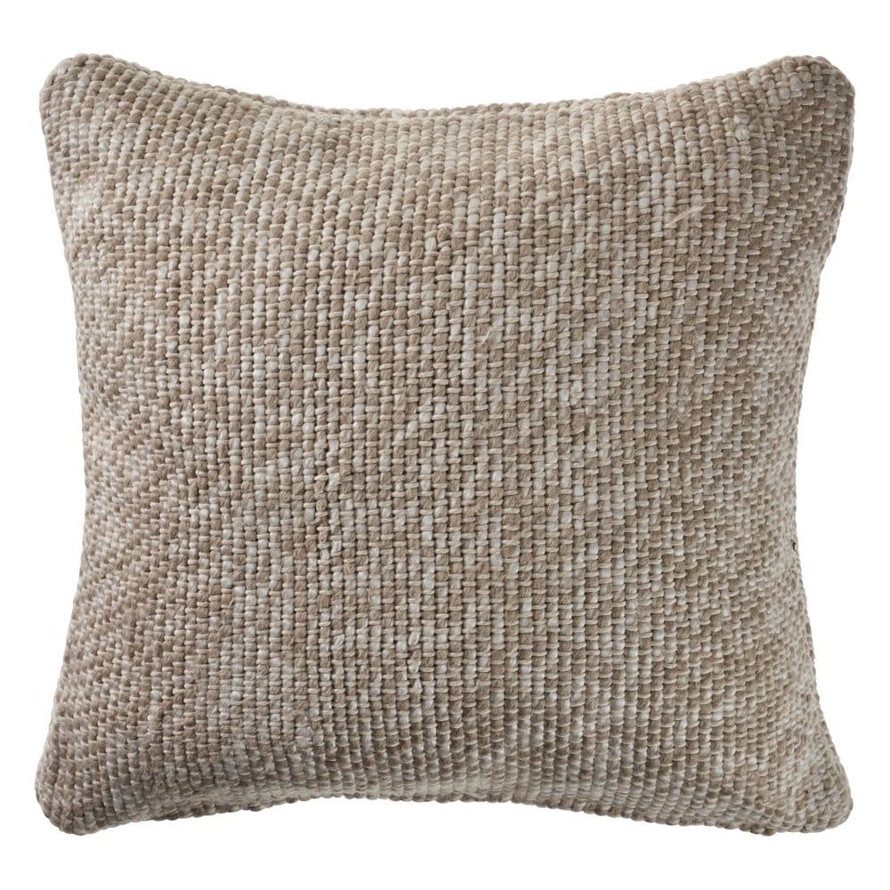 Lr Home Oatmeal and Ivory 20 in. x 20 in. Linen Woven Throw Pillow - Walmart.com | Walmart (US)