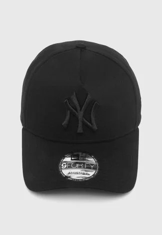 Boné Aberto New Era Snapback New York Yankees Aba Curva Preto | Dafiti (BR)