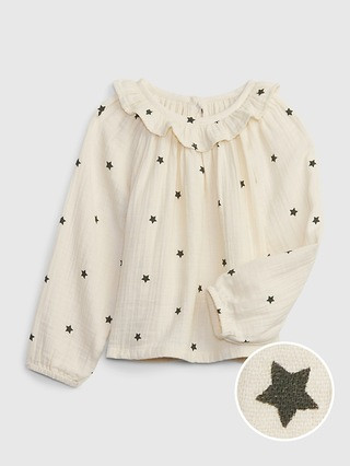 Toddler Ruffle Gauze Top | Gap (US)