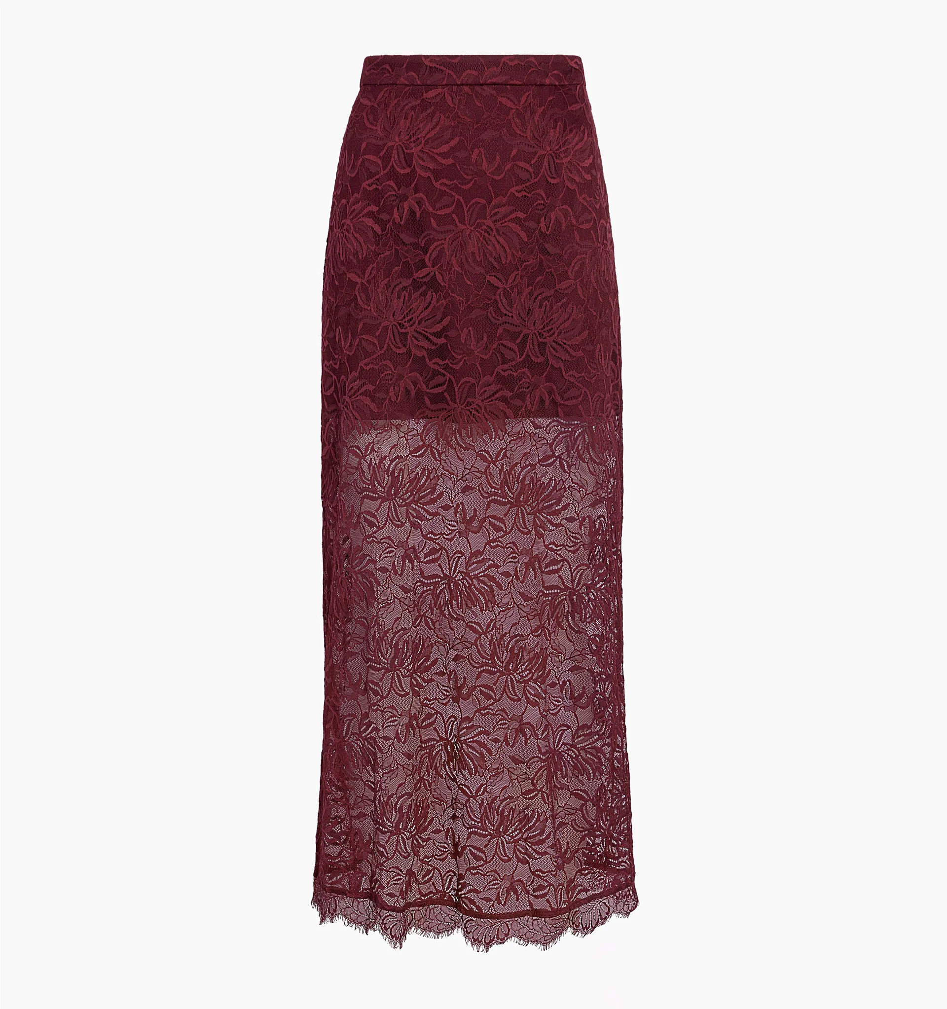 The Olympia Skirt - Plum Lace | Hill House Home US