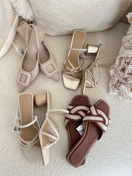 heels and sandals you need for SS24

gold heel , beige heels , small heel , braided sandals, slingback , smart shoes 

#LTKeurope #LTKfindsunder50