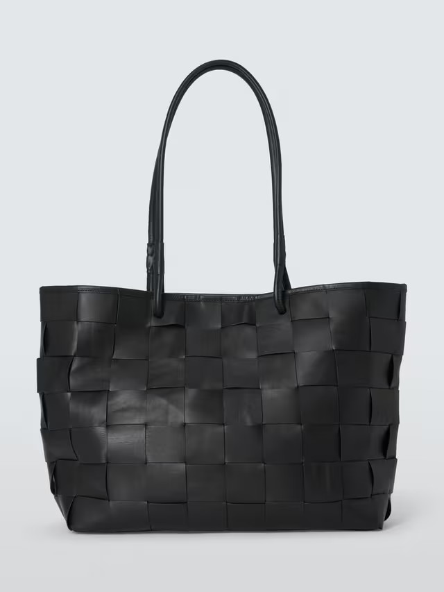 John Lewis Woven Leather Tote Bag | John Lewis (UK)