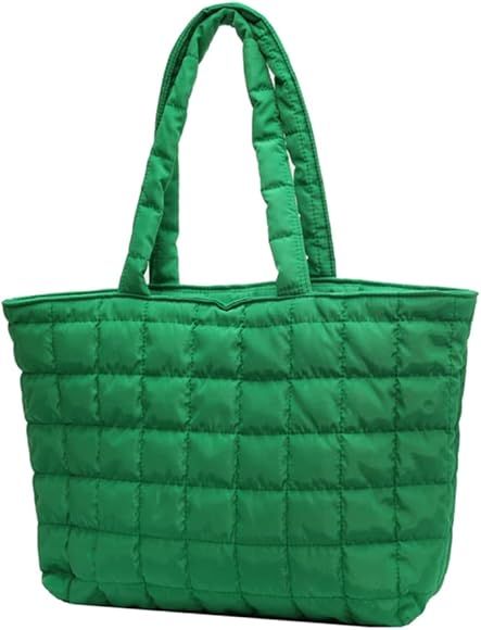 Tragetasche für Frauen, Herbst Winter Damen Handtaschen Gesteppte Top Griff Taschen Rhombus Must... | Amazon (DE)