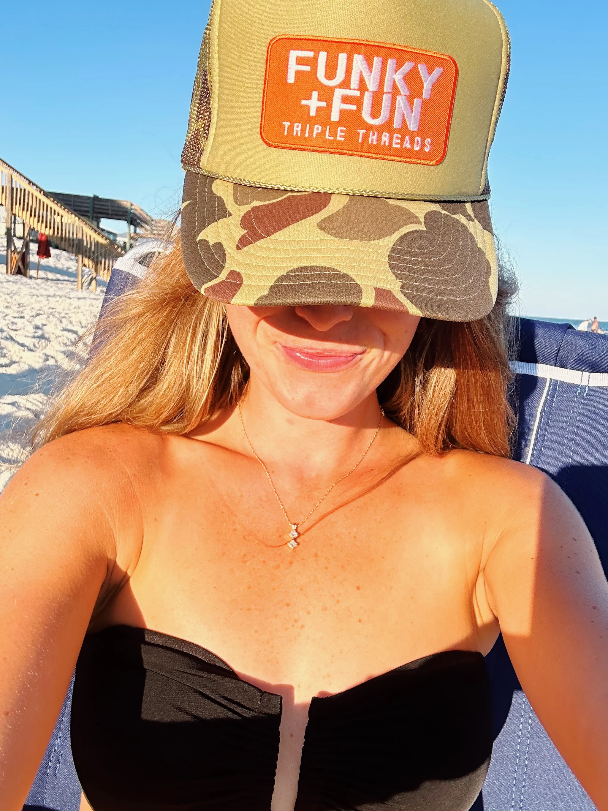 CAMO Funky + Fun Trucker Hat | Triple Threads