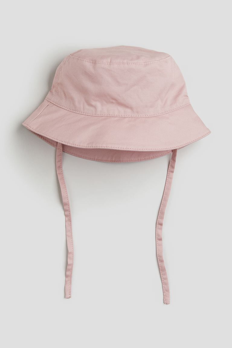 Cotton Bucket Hat - Light pink - Kids | H&M US | H&M (US + CA)