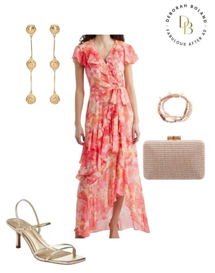 Spring weddings just call for florals 🌸

I couldn’t resist this maxi dress—it’s flowy, feminine, and moves so beautifully (you know the kind you just want to twirl in 💫). I paired it with gold strappy heels to dress it up a little and add that soft, glowy finish.

It’s one of those outfits that feels romantic but still effortless… perfect for celebrating love without overthinking what to wear ✨


#LTKWedding #LTKOver40 #LTKSeasonal