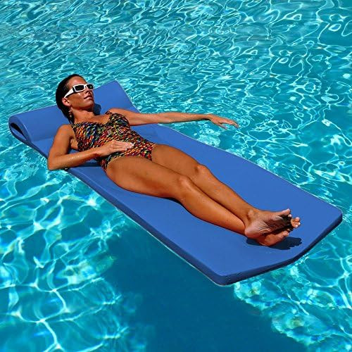 TRC Recreation Sunsation 70 Inch Full Size Foam Raft Lounger Swimming Pool Float with Pillow Head... | Amazon (US)