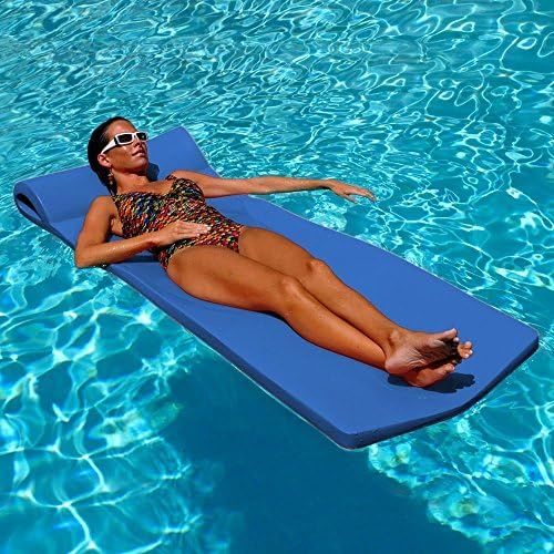 TRC Recreation Sunsation 70 Inch Full Size Foam Raft Lounger Swimming Pool Float with Pillow Head... | Amazon (US)