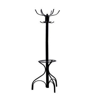 Homecraft Furniture Reichman Black Metal Coat Rack with Umbrella Stand-318004 - The Home Depot | The Home Depot