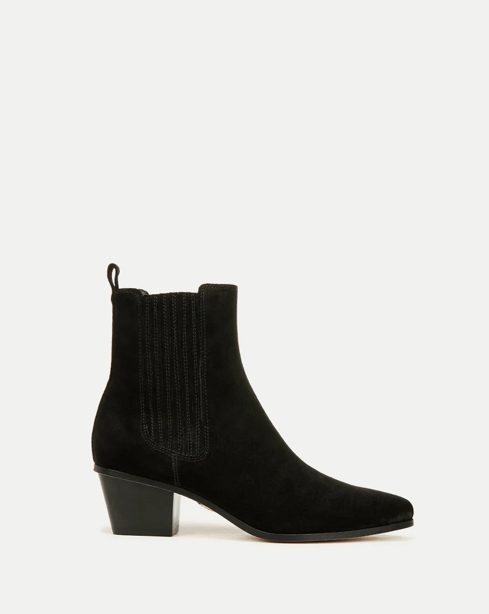 Alina Suede Bootie | Veronica Beard