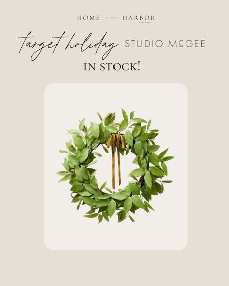 Most holiday wreaths are out of stock, but I saw my Studio McGee wreath is still in stock! 

#LTKSeasonal #LTKHoliday #LTKhome