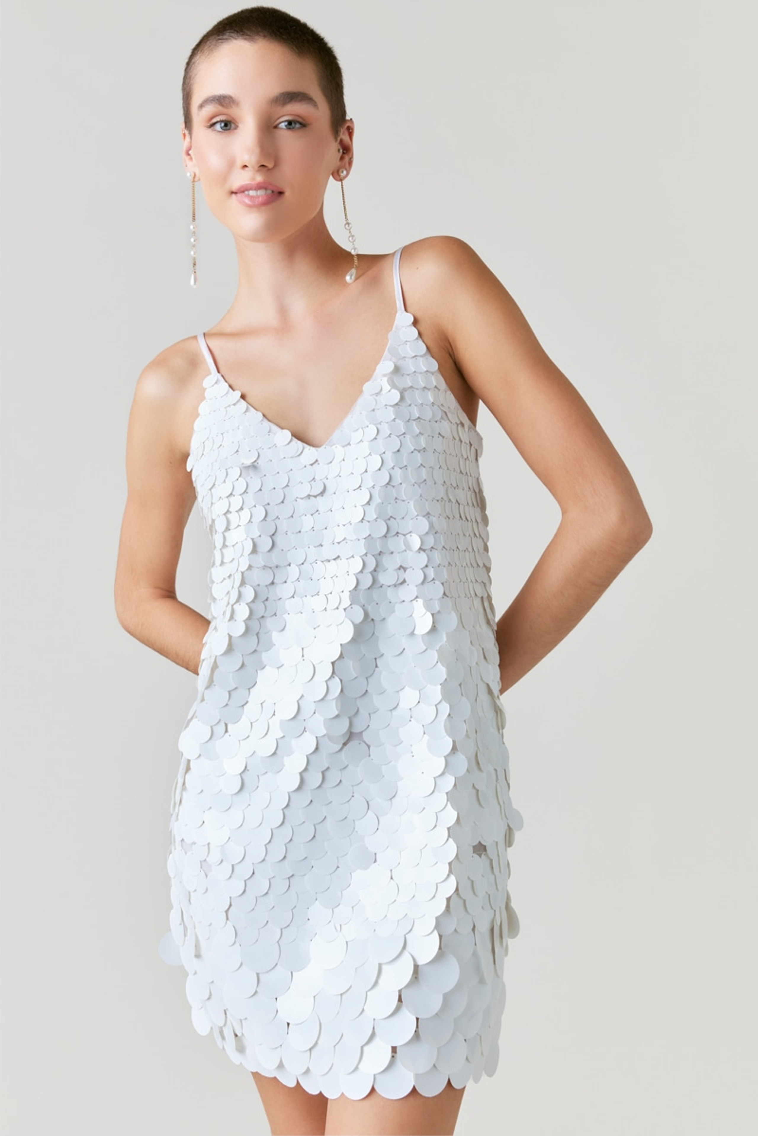 Kelly Graduated Sequin Shift Dress | Francesca's