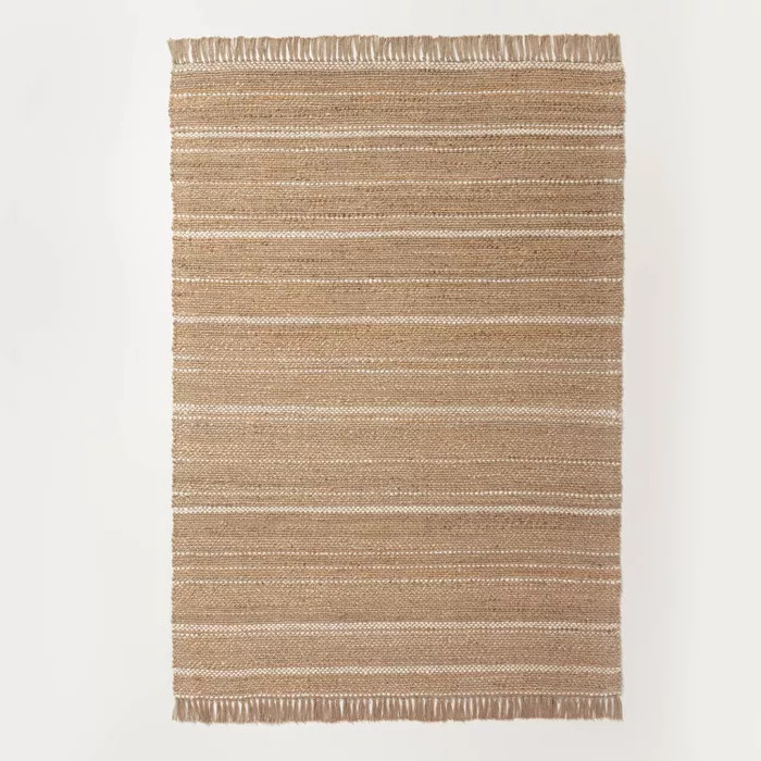 Jute Variegated Stripe Area Rug - Hearth & Hand™ with Magnolia | Target