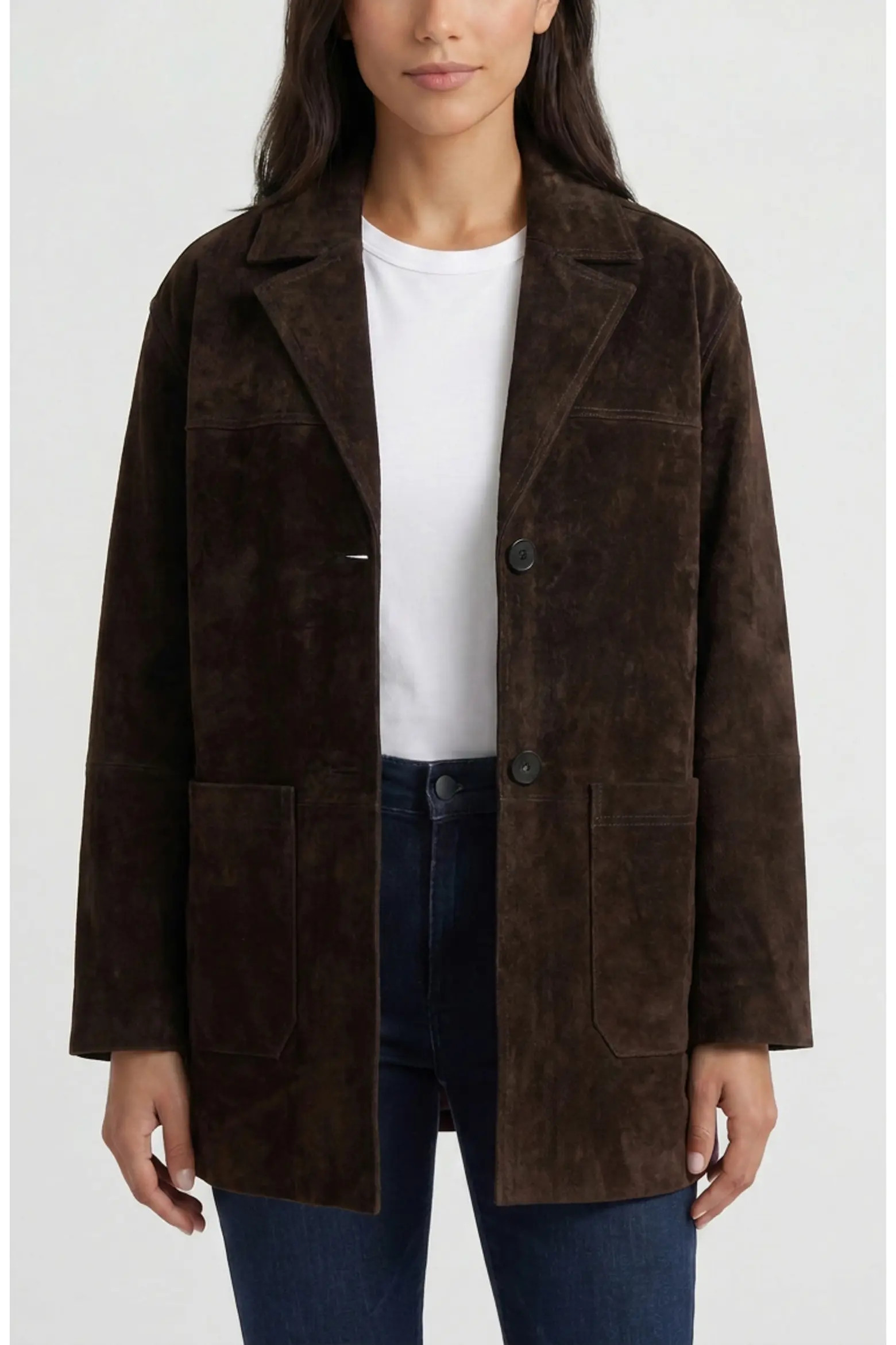 Patch Pocket Suede Jacket (Women) | Nordstrom | Nordstrom