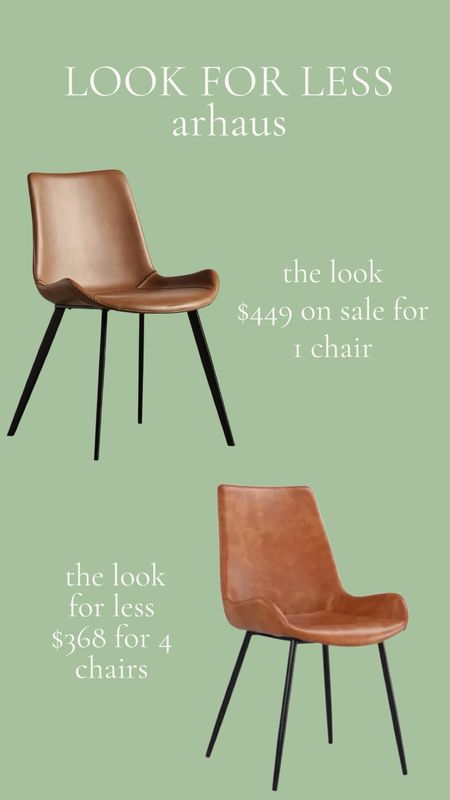 Love Arhaus style but not the price tag? This Gage Faux Leather dining
chair  Look for Less cannot be beat  

#LTKsalealert #LTKhome #LTKstyletip