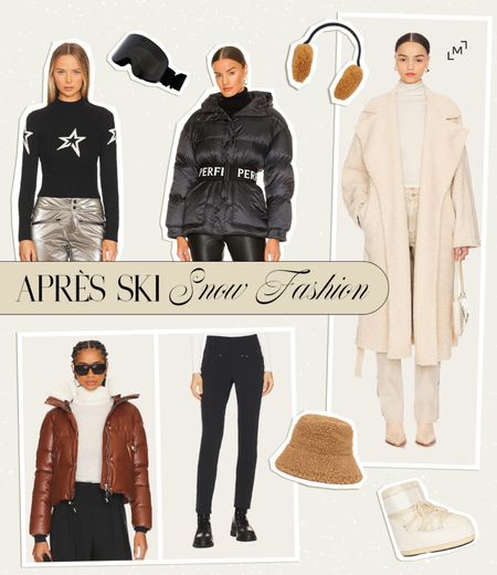 Apres ski snow fashion ❄️ cute ski clothes for hitting the slopes or hanging at the lodge ⛷️🎿