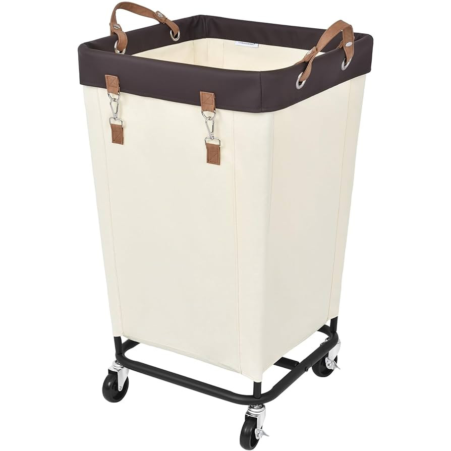 StorageWorks 160L Laundry Basket with Wheels, Large Rolling Hampers for Clothing Organizer, Dirty... | Amazon (US)