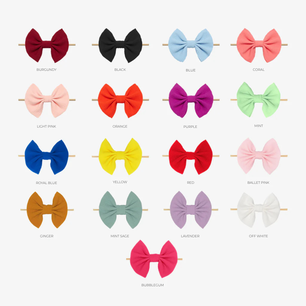 Infant/Girls Nylon Headband | Lulu | Baby Nylon Headband | Posh Peanut