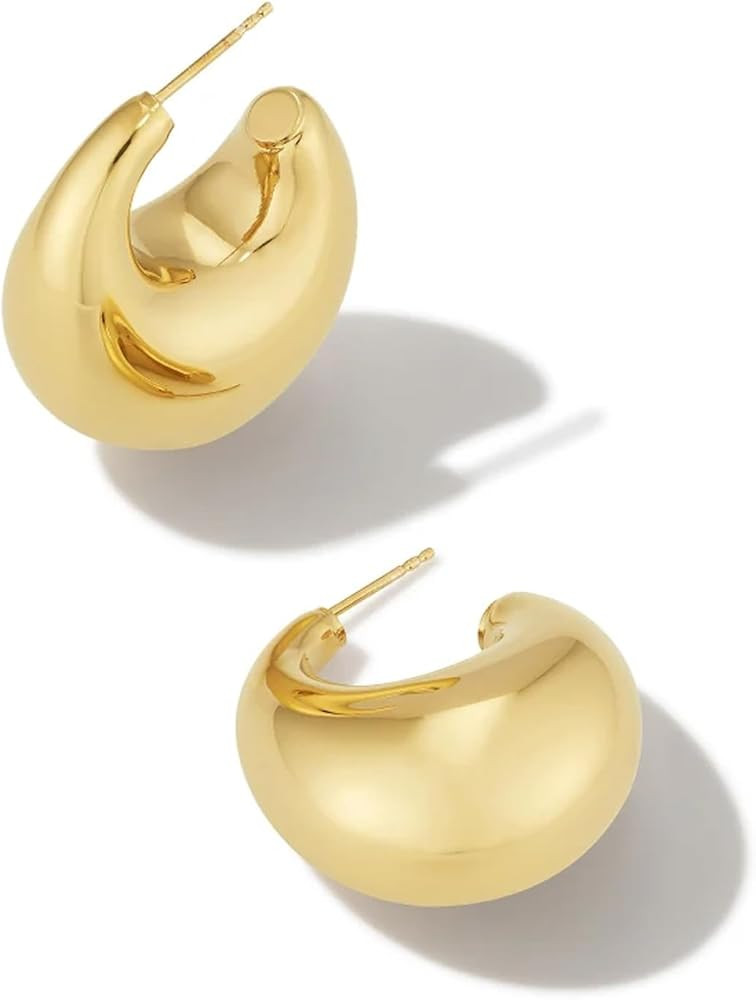 Kendra Scott Raylyn Hoop Earring, 18k Gold Vermeil | Amazon (US)