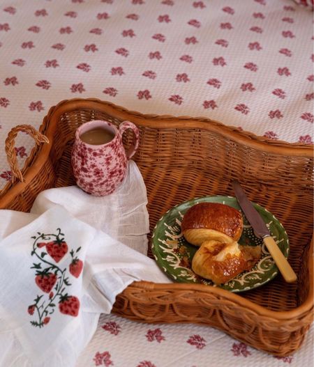 Enjoying a slow Sunday with breakfast in bed 🥐

#slowsunday #happyweekend #rattan

#LTKhome #LTKstyletip