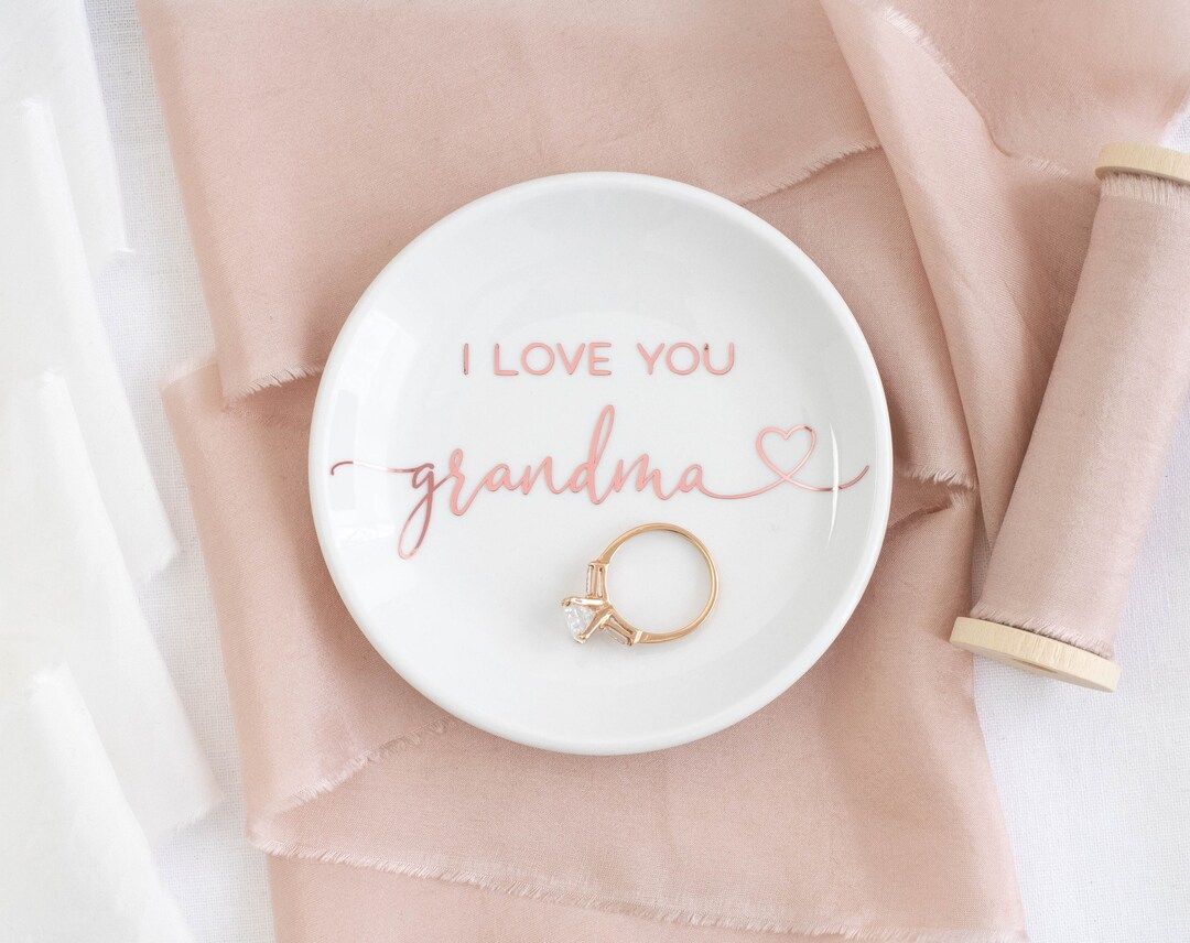 Grandma Jewelry Dish, Grandma Mothers Day Ring Dish, Mimi Gifts Personalized, Grandma Personalize... | Etsy (US)