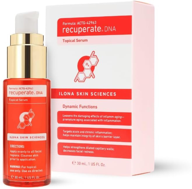ILONA Recuperate DNA | Daily Topical Face Serum | Deeply Repairs Skin Barrier | Mushroom Extracts... | Amazon (US)