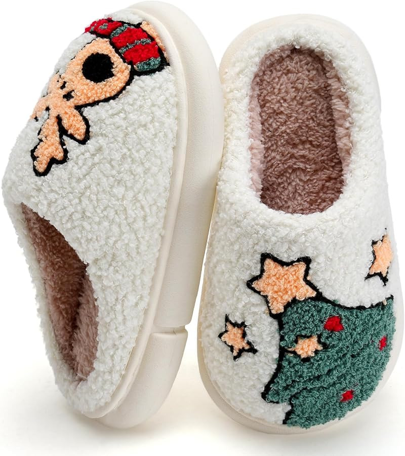 IceUnicorn Kids Slippers Boys Girls Warm Soft Plush Memory Foam House Slippers Big Little Kids No... | Amazon (US)